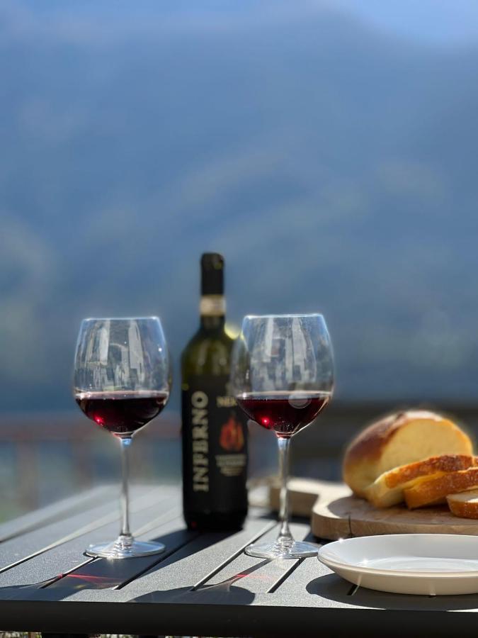 Panoramic Apartment Italian Alps Valtellina Near Sondrio, Tirano Poggiridenti Dış mekan fotoğraf