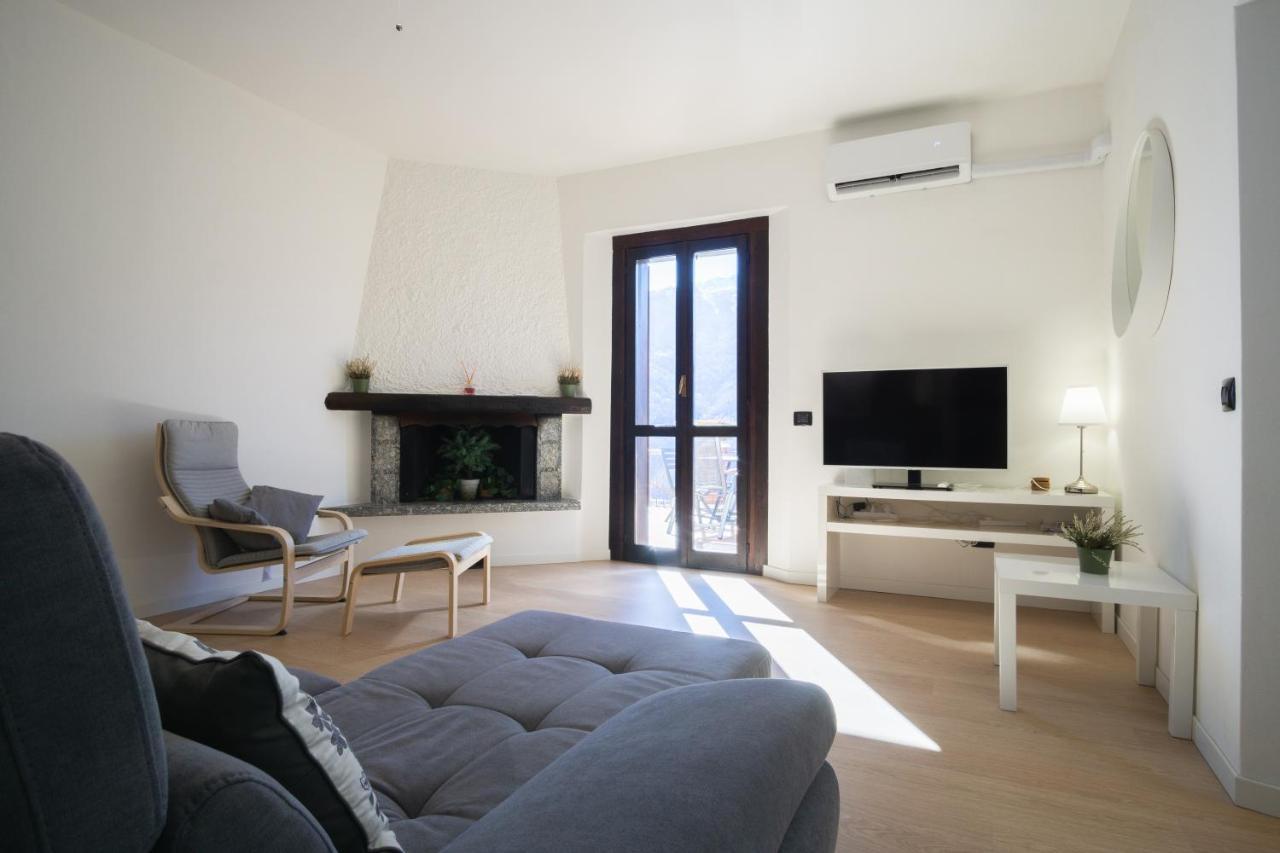 Panoramic Apartment Italian Alps Valtellina Near Sondrio, Tirano Poggiridenti Dış mekan fotoğraf