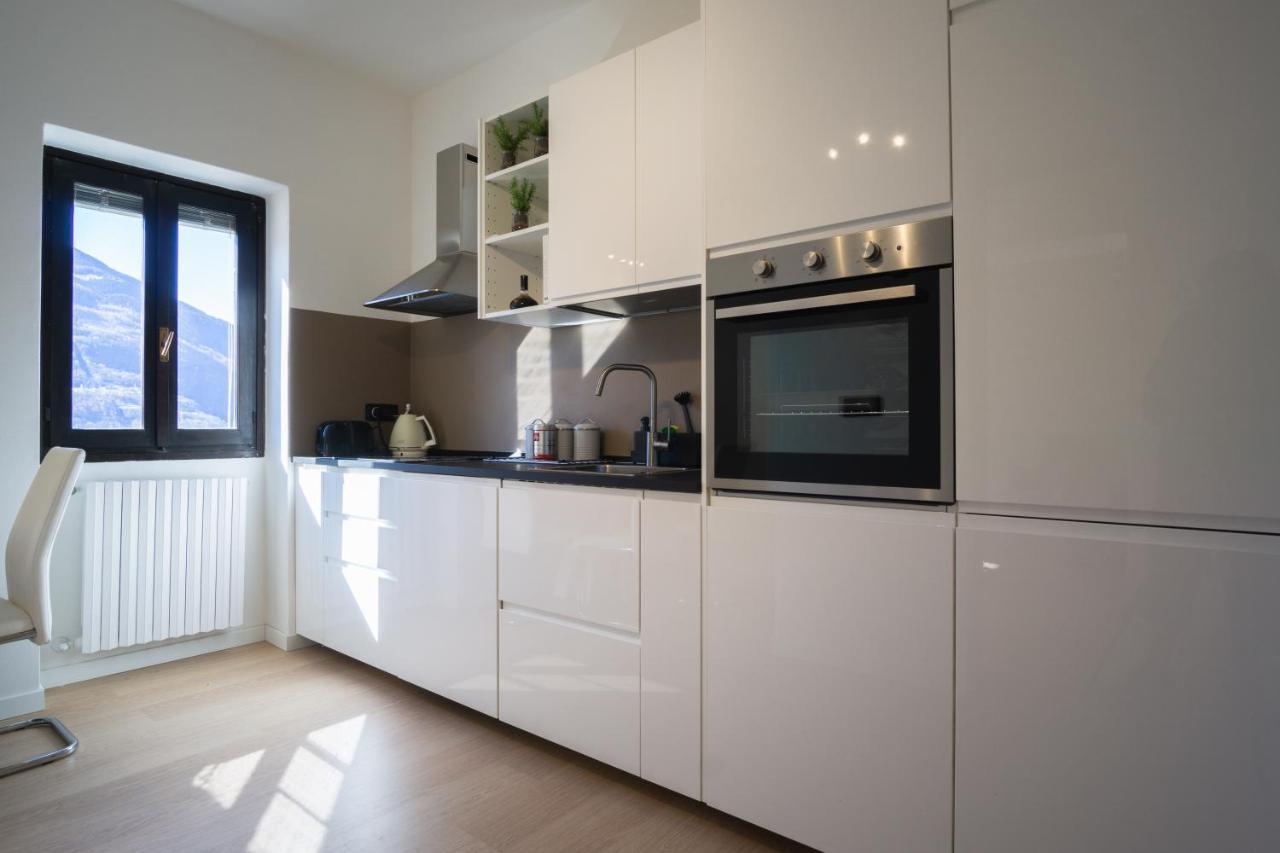 Panoramic Apartment Italian Alps Valtellina Near Sondrio, Tirano Poggiridenti Dış mekan fotoğraf